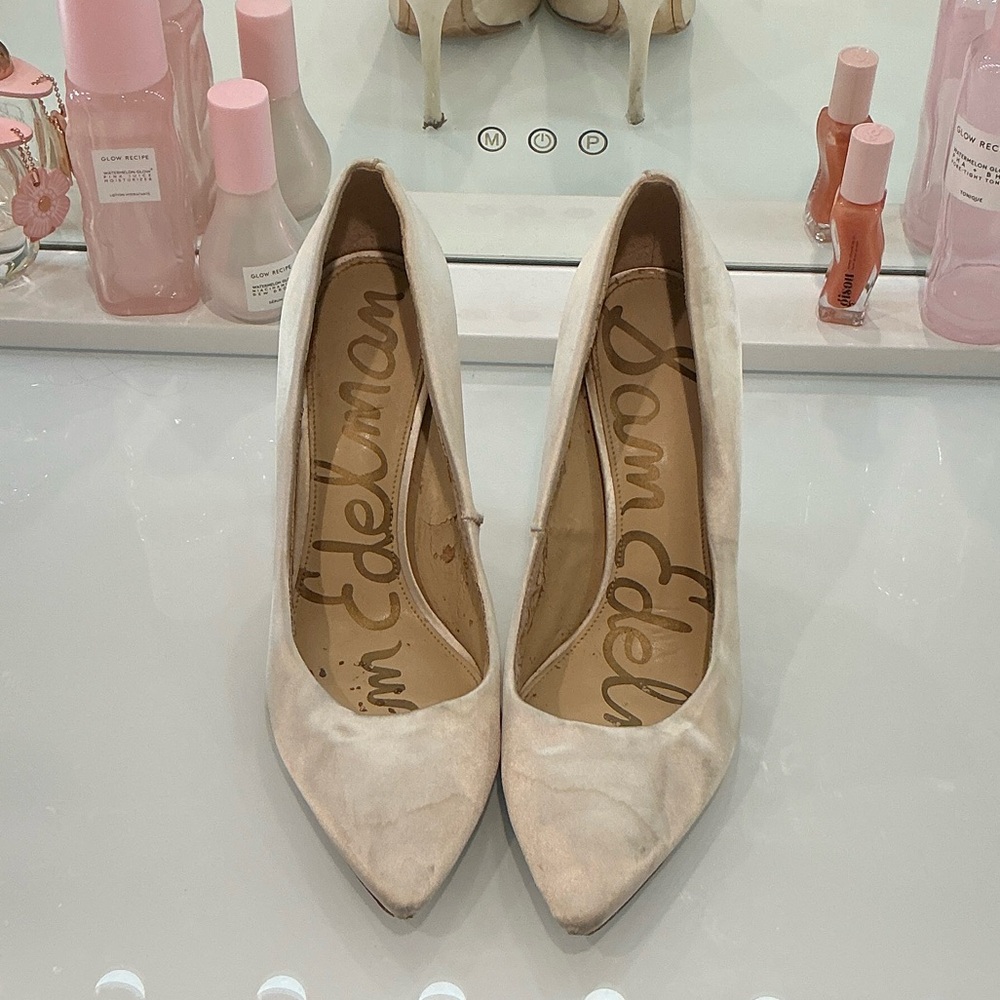 Sam Edelman Women's Classic Beige Heels